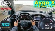 2023 Toyota Aygo X 1.0 VVT-i 72 PS TOP SPEED GERMAN AUTOBAHN DRIVE POV