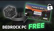 Get Minecraft Bedrock for FREE! | PC/Windows Edition