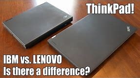 ThinkPad: IBM vs. Lenovo design