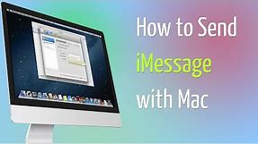 How to Send iMessage with Mac