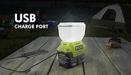 RYOBI ONE+ 18V Lithium-Ion Cordless EVERCHARGE LED Area Light 2-Pack with (2) 1.3 Ah Batteries and (2) Wall Mount Chargers P784K-P784K