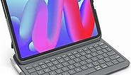 Inateck iPad 10th Gen Case with Keyboard, Ultralight Keyboard for iPad 10 Gen 2022, iPad Air 6 2024 11",iPad Air 5/4 (2022/2020) 10.9", iPad Pro 11 4/3/2/1, QWERTY, with Pencil Holder, BK2007 Gray