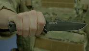 Gerber Gear StrongArm Knife - Fixed Blade - Tactical Knife for Survival Gear - Full Tang, 420HC Steel Blade - Camping Survival Knife - Coyote Brown