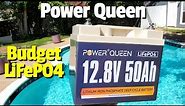 Power Queen 12v 50ah LiFePO4 battery