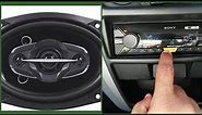 Sony DSX -A100U + Megaaudio speakers | sound test | Amplifier Boards