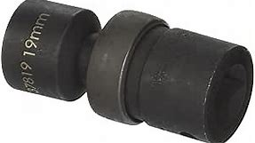 Williams 37819 1/2-Inch Drive Universal Impact Sockets, 6 Point, 19mm