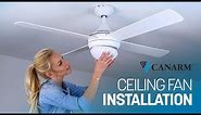 How to Install a Ceiling Fan | Canarm