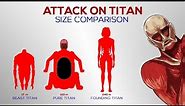 Attack on Titan Size Comparison