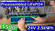 Dirt Cheap 24V Preassembled LiFePO4 Battery: Beginner Friendly Tutorial!