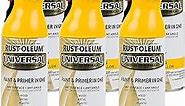 Rust-Oleum 245213 Universal All Surface Spray Paint, 12 oz, Gloss Canary Yellow