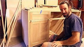 Ep 7: How to make Inset Doors and Inset Drawers / Build inset cabinet doors - DIY Kitchen Cabinets