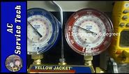 How to Use a Refrigerant Gauge Set STEP BY STEP to Read Subcooling for R-410A!