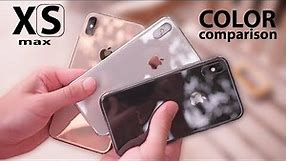 iPhone XS (Max) GOLD vs SPACE GREY vs SILVER!
