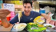 24 Hours of CAMBODIAN STREET FOOD in Phnom Penh!! KHMER Noodles + BEST Breakfast in Cambodia!