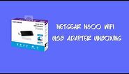 Netgear N300 WiFi USB Adapter Unboxing