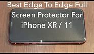 iPhone XR / 11 Screen Protector, Full Coverage