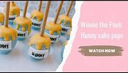 Winnie the Pooh Hunny pot cake pops