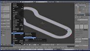 Blender Tutorial Making a Racing Track for a Car Game (design from Scalectrix Track Designer)