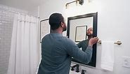 Glacier Bay 24 in. W x 30 in. H Rectangular Frameless Flush Mount Wall Bathroom Vanity Mirror in Silver 81173