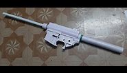 How to make a paper gun that shoots(paper M4 TUTORIAL) PART 2
