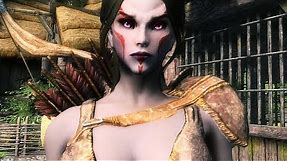 Beautiful female Dark Elf – Part 1: Skyrim Xbox One