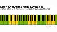 Piano 101 - Learn Piano Basics: Piano Keys Names, Free Online Piano Lesson