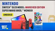 Nintendo Switch - OLED Model: Mario Red Edition & Super Mario Bros. Wonder game – from Best Buy