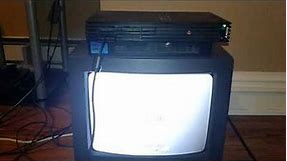 PlayStation 2 on 2002 sharp crt tv