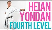 Heian Yondan - Fourth Level - Shotokan Kata by Sensei Soon Pretorius (Former JKA World Champion)