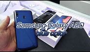 Samsung Galaxy A20 blue color