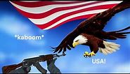 USA Anthem but it has gunshots, eagles sounds, and patriotism