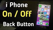 Iphone Me Back Button Kaise Lagaye | Iphone Back Button Setting | Iphone Back Option