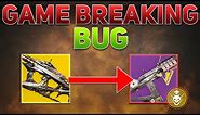 GAME BREAKING Weapon Bug (Legendary Weapons with Exotic Perks) | Destiny 2 Season of the Witch