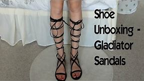 Shoe Unboxing - Summer Trend: Gladiator Sandals