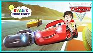 Cars 3 Driven to Win Gameplay Racing Game Lightning McQueen! Let's Play with Ryan's Family Review