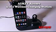 AUKEY Aircore 3 in 1 Wireless Charging Station for iPhone REVIEW