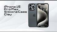iPhone 15 Pro Max Silicone Case Clay