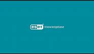 Download and run the ESET AV Remover tool