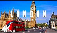 FLYING OVER LONDON (4K UHD) - Relaxing Music Along With Beautiful Nature Videos - 4K Video Ultra HD