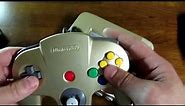 Console review for the Nintendo 64 Gold edition