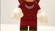 LEGO Minifigure Knuckles the Echidna #lego #legominifigures #sonicthehedgehog #shorts