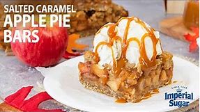How to Make Salted Caramel Apple Pie Bars