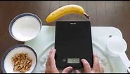 How to use the Digiscale digital food scale video