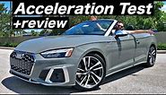 2022 Audi S5 Cabriolet is it better than BMW Full Review