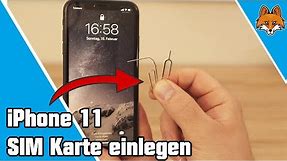 iPhone 11 & 11 Pro SIM Karte einlegen 📲
