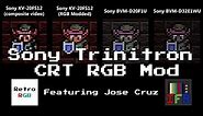 RGB modding a Sony CRT for Retro Gaming