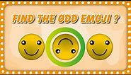 Find The Odd Emoji | Spot The Different Emoji