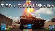 Battlefield 3 T-90 + Guided Missiles on Kharg Island