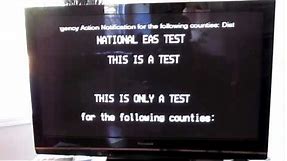 First national EAS test Emergency Alert System CNN HD