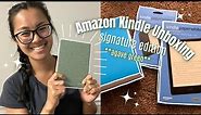 KINDLE PAPERWHITE UNBOXING (11th Gen)✨First look, set-up, accessories haul, brief kindle review